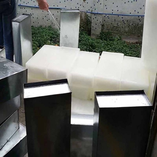 Kilang langsung kecil karat ais blok membuat mesin 