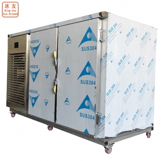 freezer cepat suhu rendah pintu dua mendatar khas yang disesuaikan 